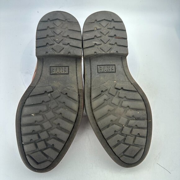 Frye Mathew Men Size 9.5 M Derby Plain Toe Dress Shoes Brown Leather 84875 main image 13